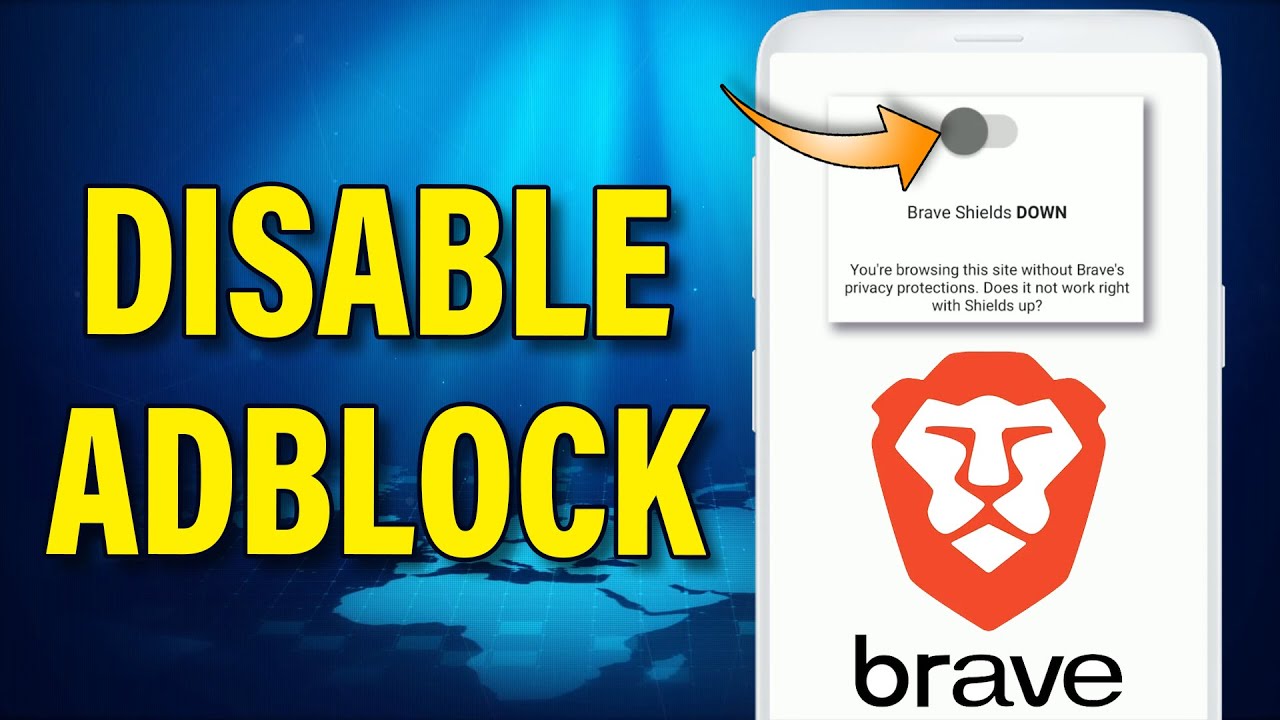 How to Turn Off Ads Blocker on Brave Browser | Disable Adblock Brave ...