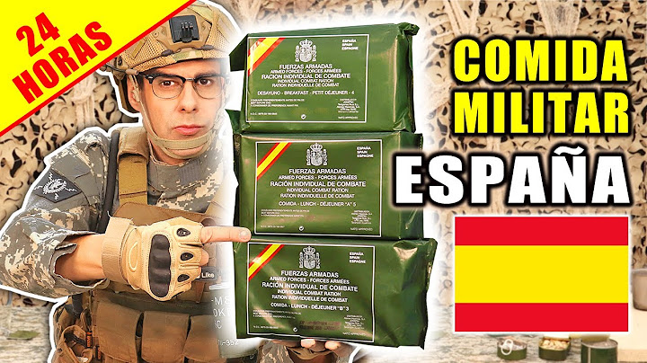 Probando COMIDA MILITAR de ESPAÑA 24 Horas | MRE Española | Curiosidades con Mike
