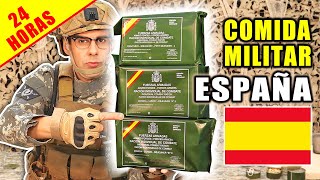 Probando COMIDA MILITAR de ESPAÑA 24 Horas | MRE Española | Curiosidades con Mike