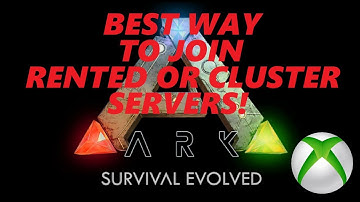 ARK SURVIVAL EVOLVED: JOINING A RENTED/CLUSTER SERVER WORKS EVERY TIME!!!!