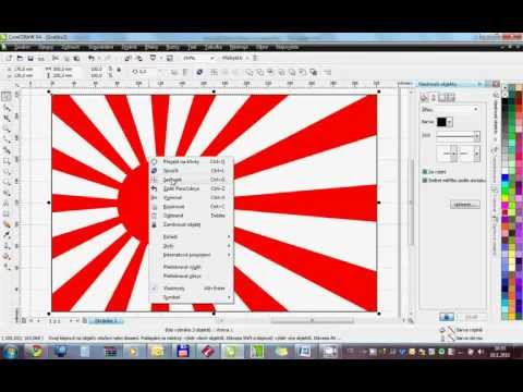 Dai-Nippon Teikoku Kaigun – Imperial Japanese Navy flag – how to draw in Corel Draw