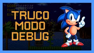 TRUCOS PARA SONIC 1 ⭐ COMO ELEGIR NIVEL y MODO DEBUG ⭐ [SEGA] Español