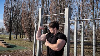 FULL BACK & BICEPS WORKOUT | OUTDOOR CALISTHENICS