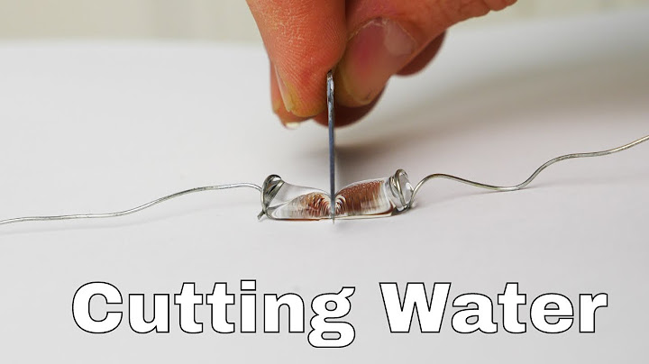 Superhydrophobic Knife Slices Water Drops in Half
