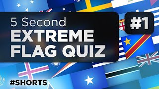 5 Second EXTREME Flag Quiz #1 - it'sNNAU #Shorts