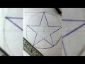 Как нарисовать правильную пятиконечную звезду