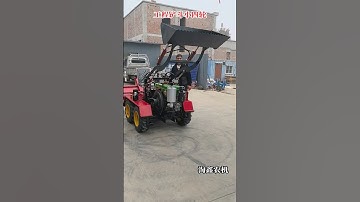 #Multi-function rotary tiller#Four-wheel drive small four-wheel micro-tillage machine#