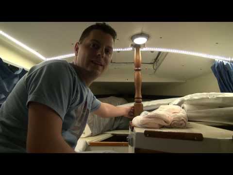 Led Cabin Light Installation On A Boat The Simple Way Youtube