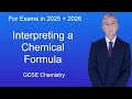 GCSE Chemistry Revision "Interpreting a Chemical Formula"