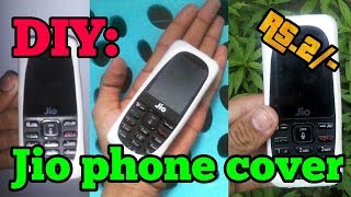 Homemade jiophone cover | diy | mann chaha fact. screenshot 5