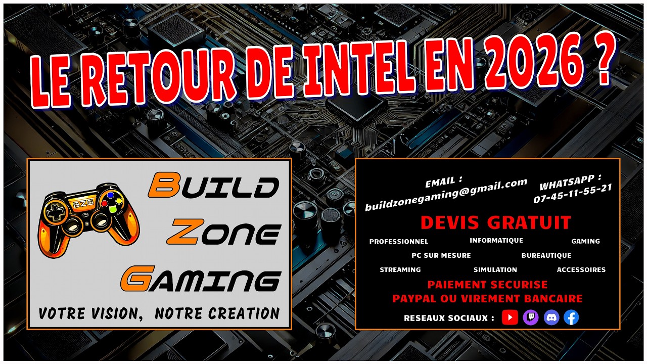 LES CPU DE INTEL VONT ETRE ULTRA EN 2026 !!! #bzg