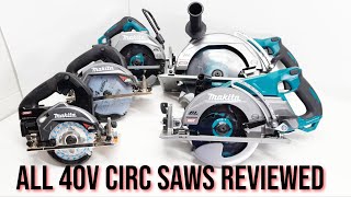 Every Size of Makita 40v Circular Saw 