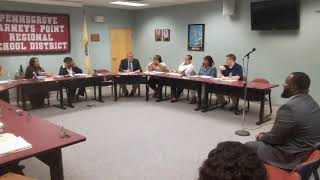 Tense exchange at a Penns Grove Carneys Point Regional School District Board of Education meeting