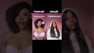 Popular girl realize loner girl catach her attention and can’t take her eye off her