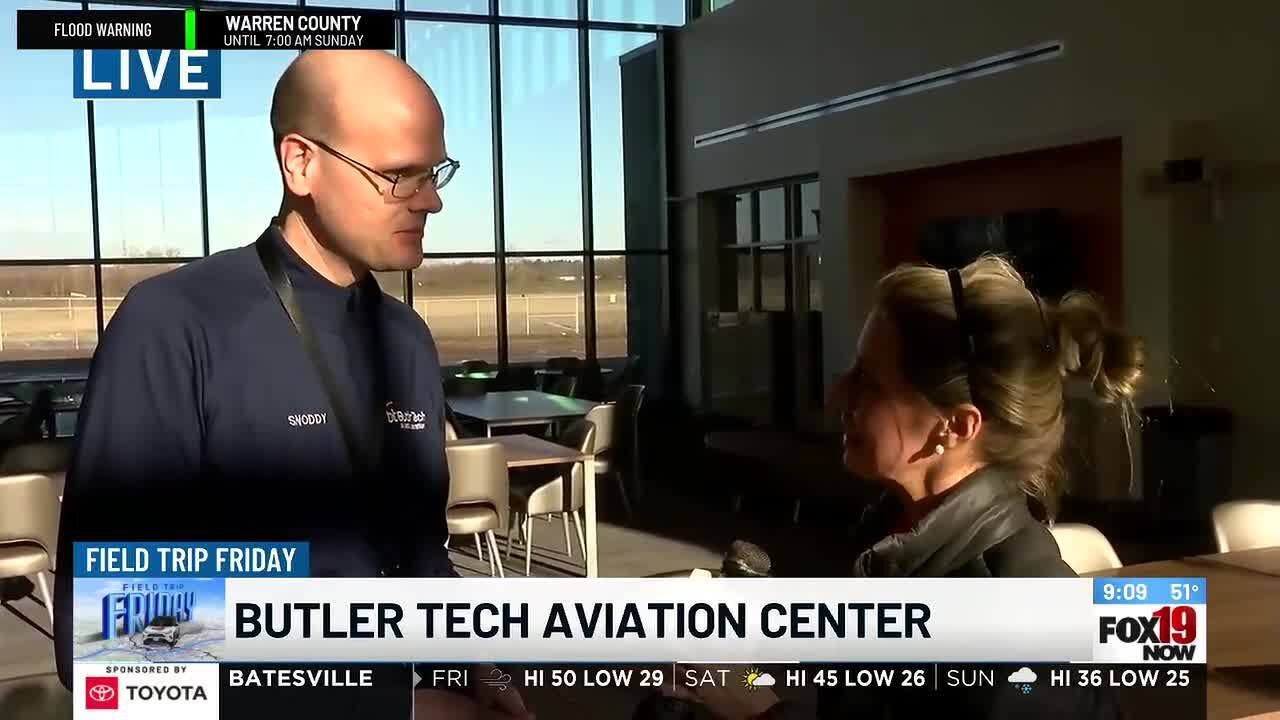 Field Trip Friday soars into Butler Tech Aviation Center - YouTube