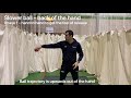 Coaching drills - back of the hand slower ball