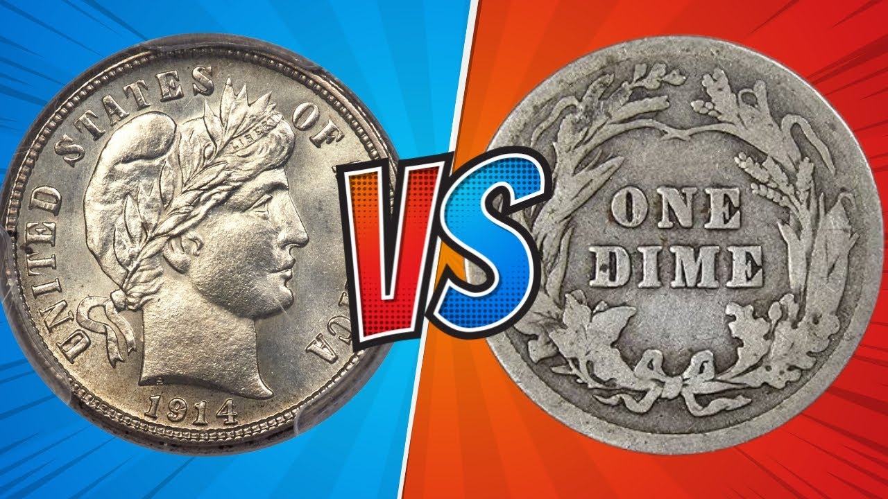 1914 Silver Barber Dimes Worth Thousands of Dollars! - YouTube