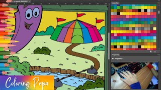 Dora Map Location Coloring Pages With Photoshop