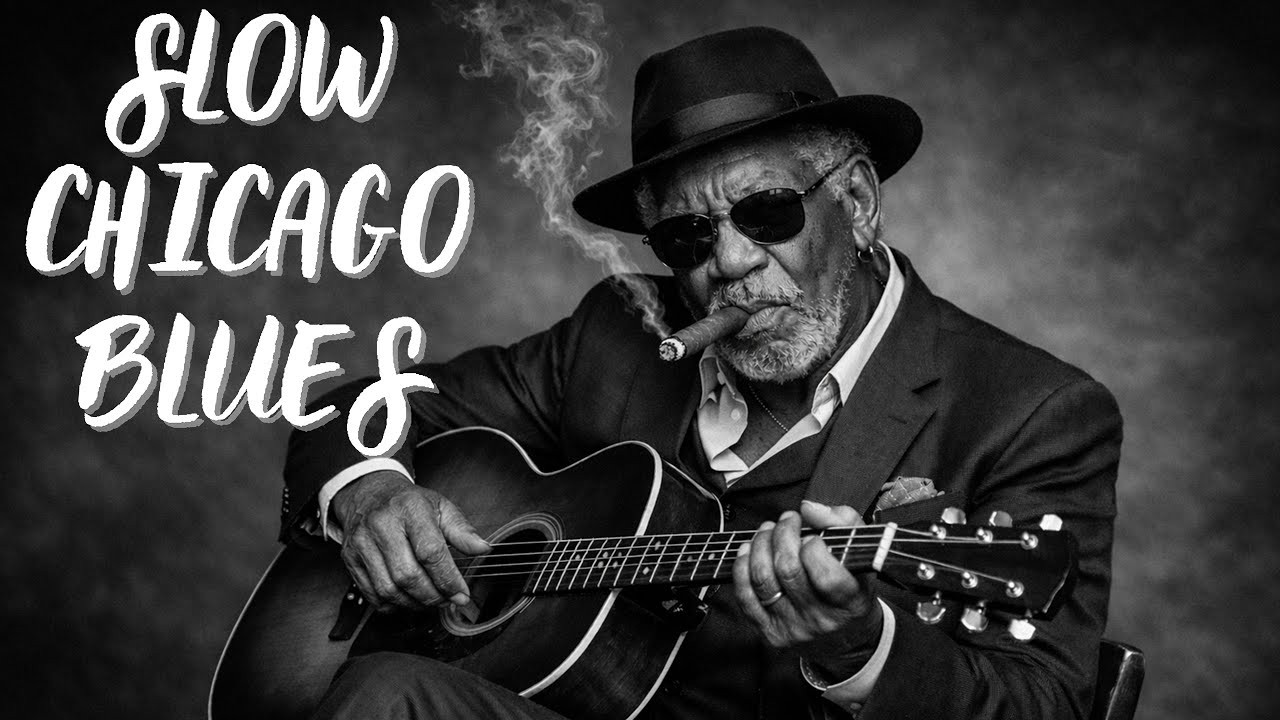 Midnight Chicago Blues – Relaxing Slow Guitar for Whiskey Nights - Chicago Blues Vintage