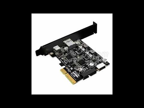 PCIE to USB 3.2 Type C and Type A 10Gbs with Type E A Key
