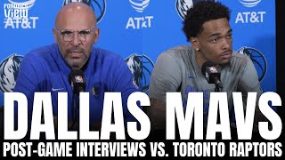 Jason Kidd \& PJ Washington talk Luka Doncic Passing Greatness, Mavs vs. Raptors, Over Coming Cavs