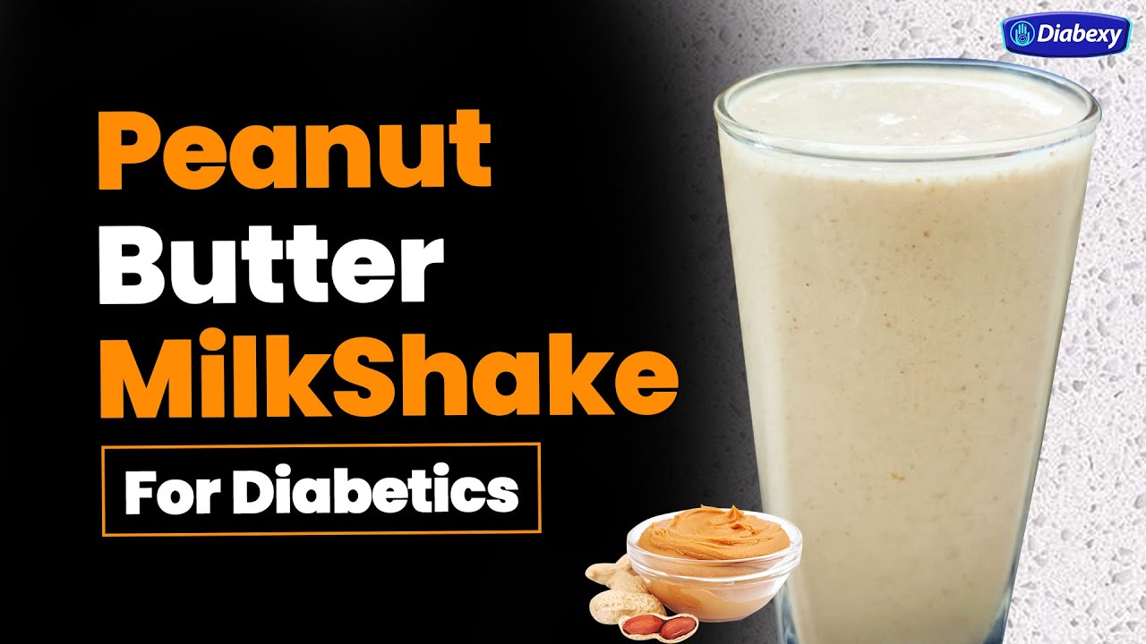 Peanut Butter Milkshake GL 1.7 I Desserts for Diabetics I Diabetic Meal Ideas by Diabexy