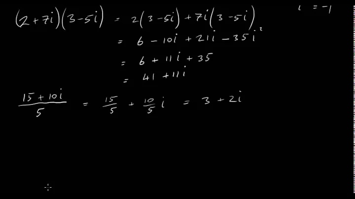 Complex numbers Multiplying and Dividing