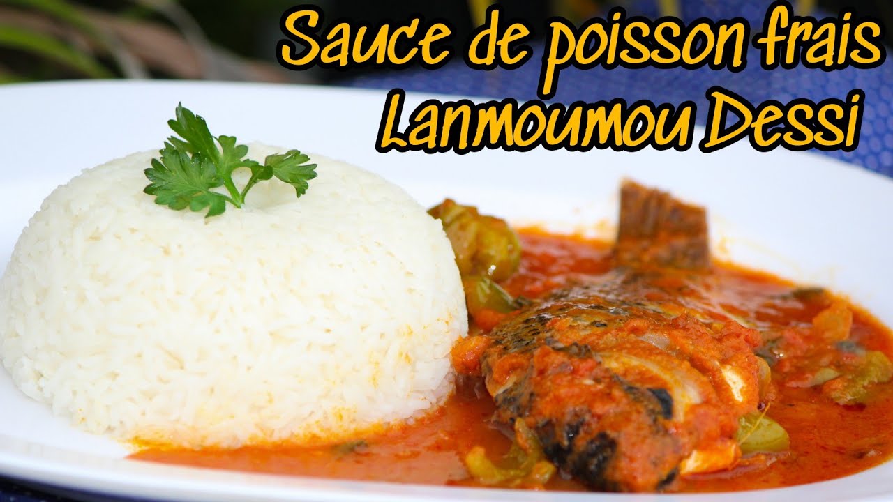 Sauce de poisson frais / Lanmoumou Dessi / Fresh fish soup (cuisine togolaise)
