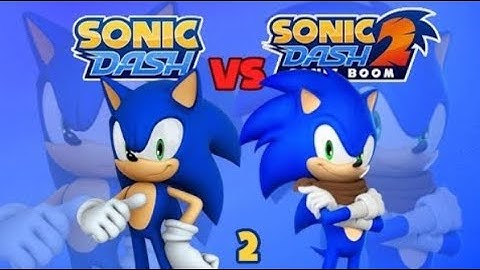 Sonic Dash VS Sonic Boom Android Gameplay Walkthrough - (Android,iOS)