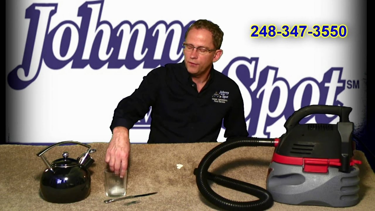 Remove gum and wax from your carpets! by Johnny on the Spot