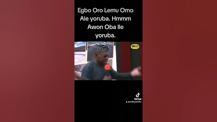 OBASANJO DOWNGRADES THE YORUBA PEOPLE #obasanjo #yoruba #obayoruba #oyo #nigeria