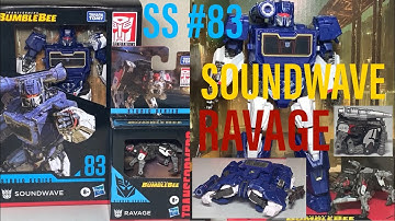 Transformers Studio Series #83 Soundwave & Core Class Ravage Review/Tutorial