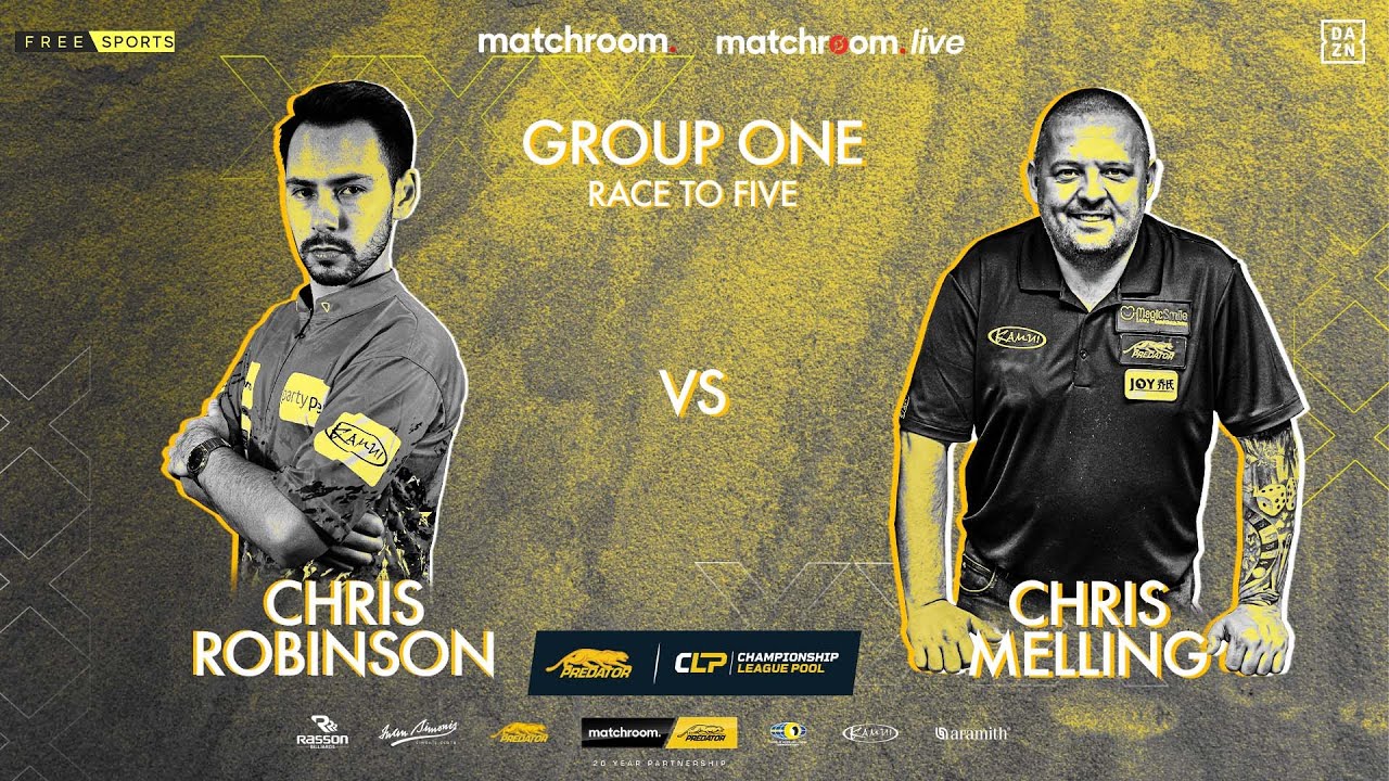 Chris Robinson vs Chris Melling | Group One| Predator Championship League Pool