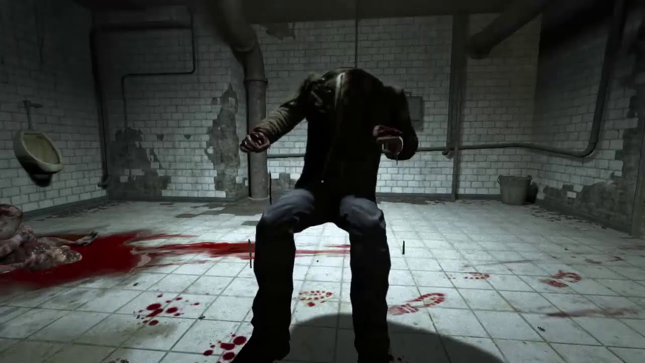 outlast dr trager cutscene but without dr trager (3rd person)