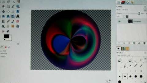 Awesome abstract GIMP spheres