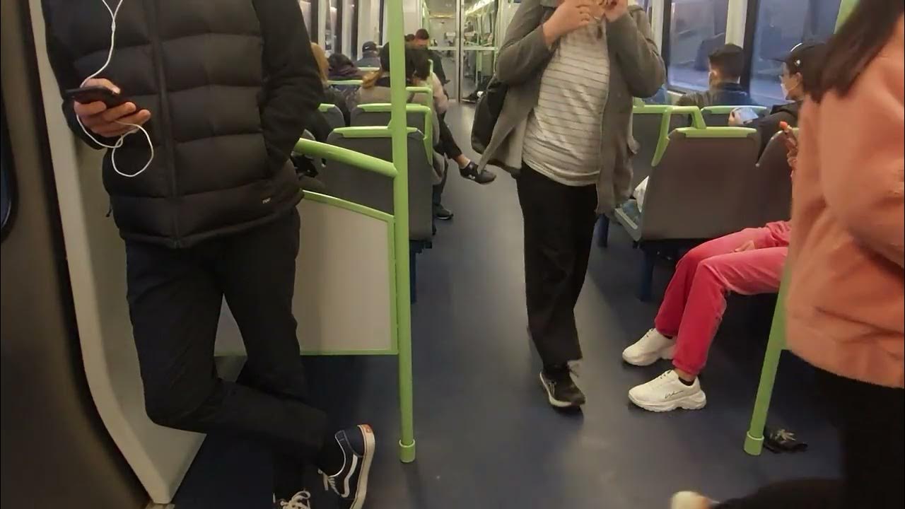 Glen Waverley station, evening train ride
