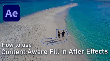 After Effects Content Aware Fill | How to Use Content Aware Fill Part_1  [Hindi]