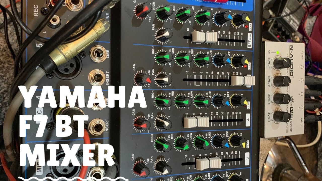 Yamaha f7 bt mixer unboxing and review YouTube