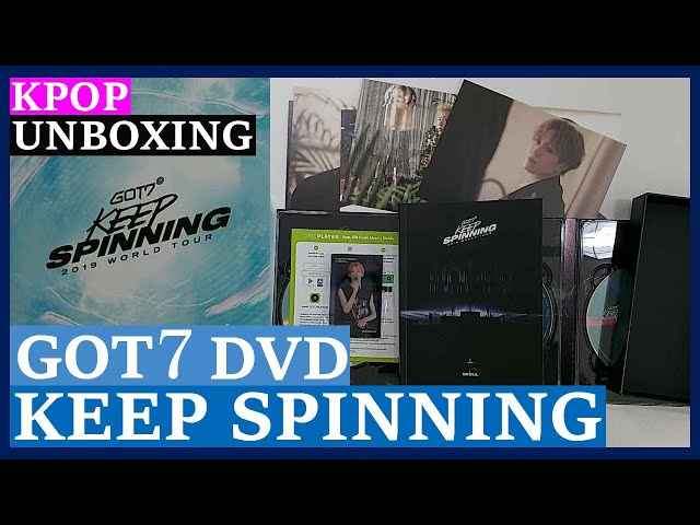 Unboxing GOT7 [KEEP SPINNING 2019 WORLD TOUR] DVD 갓세븐
