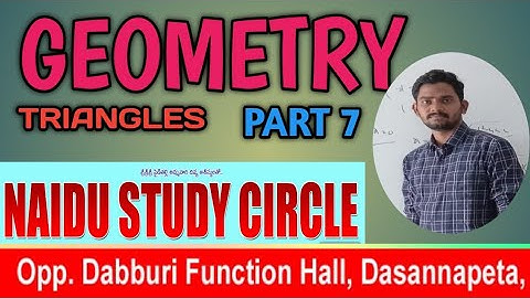 AP TET GEOMETRY PART 7 BY NAIDU SIR @naidustudycirclevzm #aptet #geometry #apdsc #triangles