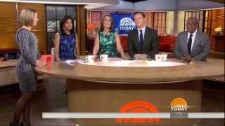 Dylan Dreyer - Side View - Sparkly Dress And High Heels - Slow Motion - January 2, 2015