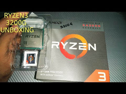 AMD Ryzen 3 3200g unboxing India