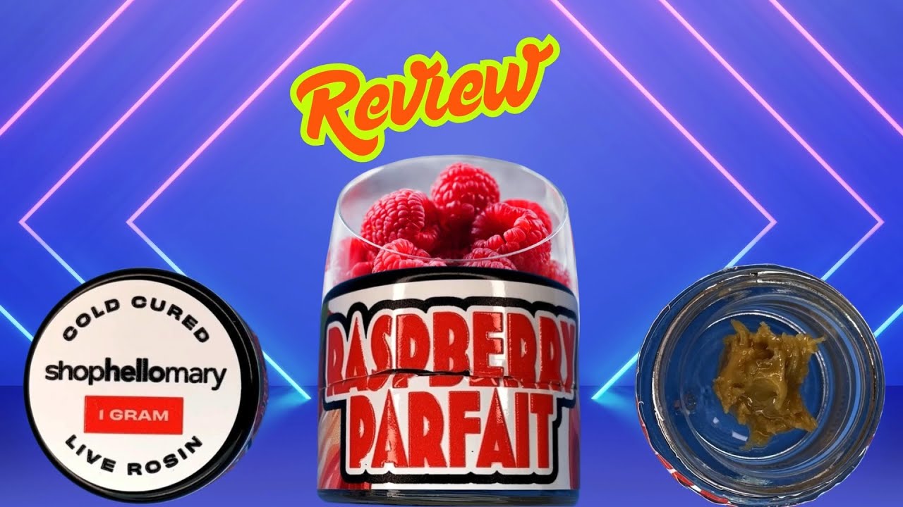 ShopHelloMary Raspberry Parfait THCA Live Rosin Review
