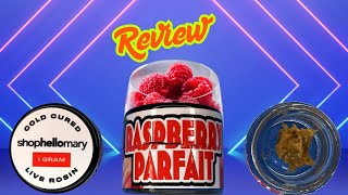 ShopHelloMary Raspberry Parfait THCA Live Rosin Review