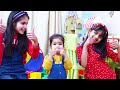 Ashu and Katy Cutie sisters entertain, play and teach baby Anshini