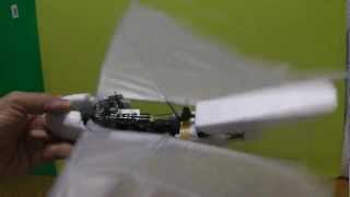 Butterfly 20-2 with Wing flapping amplitude change system : Servo motion