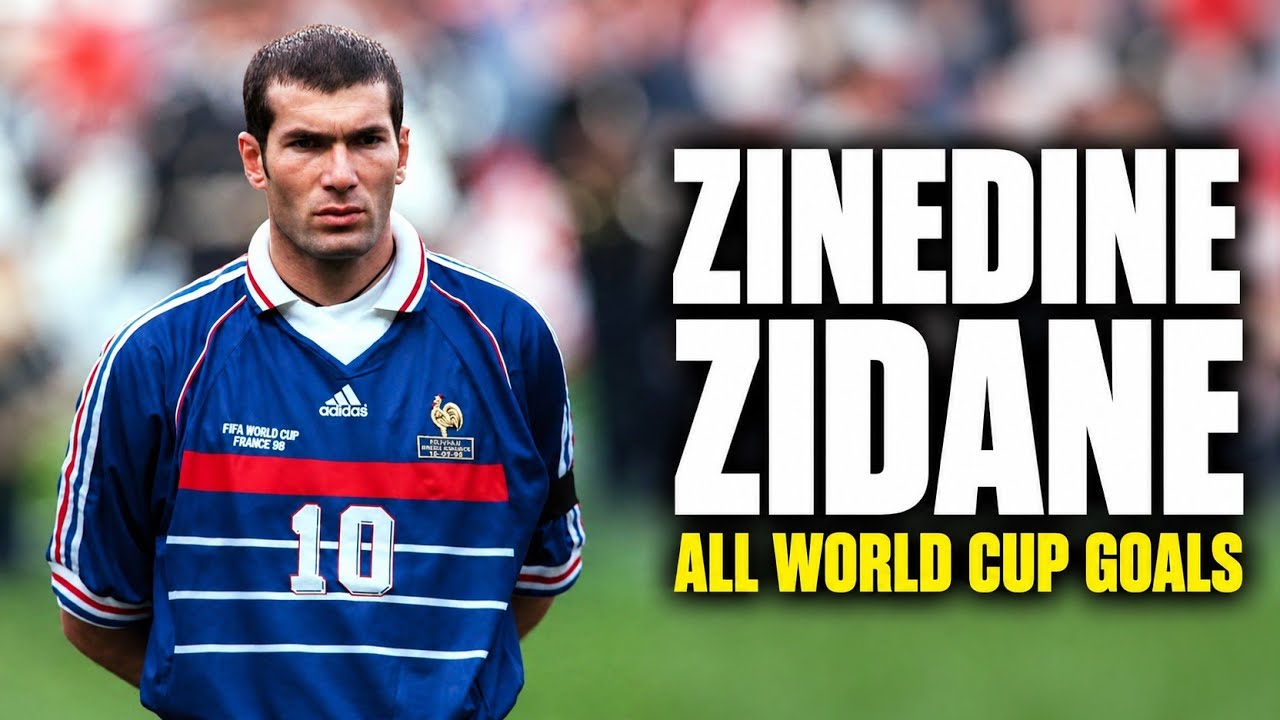 ZINEDINE ZIDANE 🇫🇷 – ALL WORLD CUP GOALS (1998-2006) - YouTube