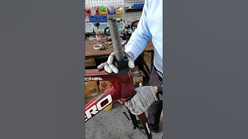 How to cut a suitable length of the front fork——ICAN