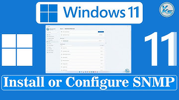 ✅ How To Install or Configure SNMP For Windows