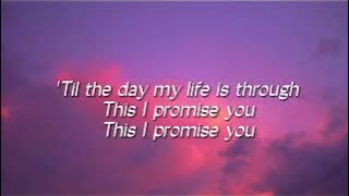 This I Promise You   Cover:Music travel Love-Lyrics